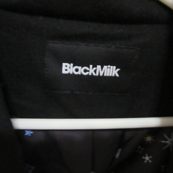 Blackmilk Black Blazer Size 14 Constellation Galaxy print lining - Picture 7 of 13
